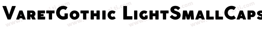 VaretGothic LightSmallCaps字体转换